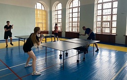 Студенты БГТУ приняли участие в соревнованиях отборочного турнира по настольному теннису
